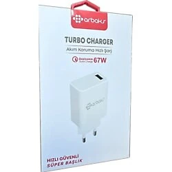 67W USB Hızlı Qualcomm Şarj Başlığı Arbaks ARB-406 ürün görseli
