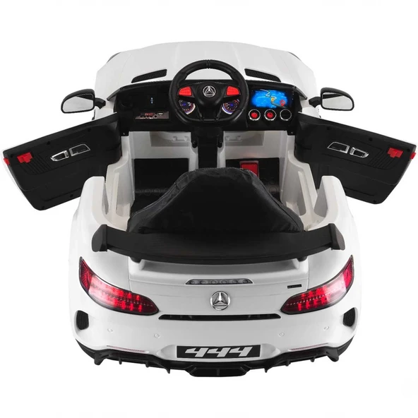 444 Akülü 12V Beyaz Araba - 4