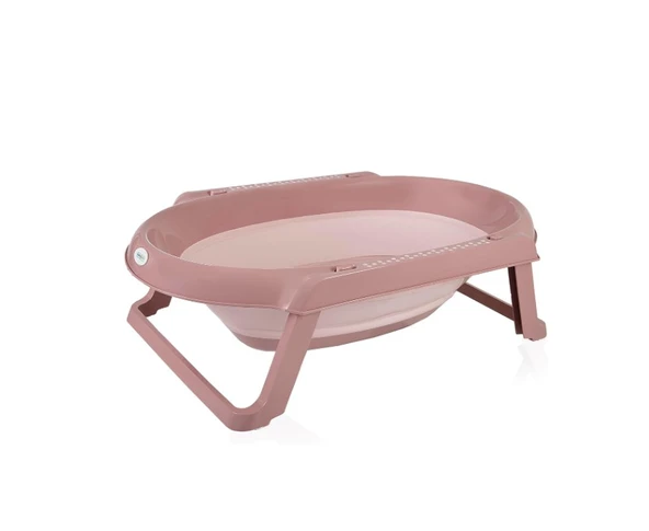 NessiWorld Katlanır Banyo 5'Li Küvet Seti 596 Somon - Resim 2