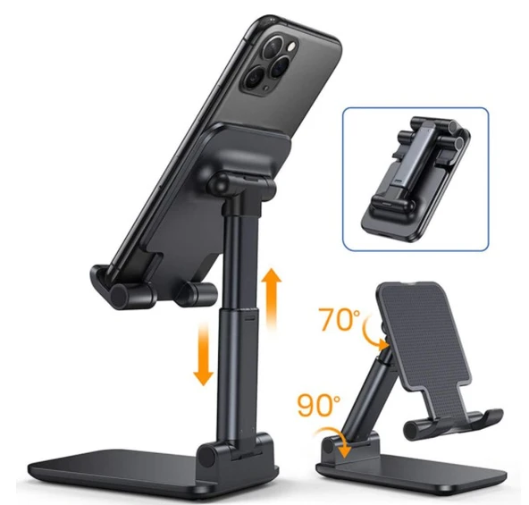 Katlanabilir Masaüstü Telefon Tutucu Stand CM-280 - 2