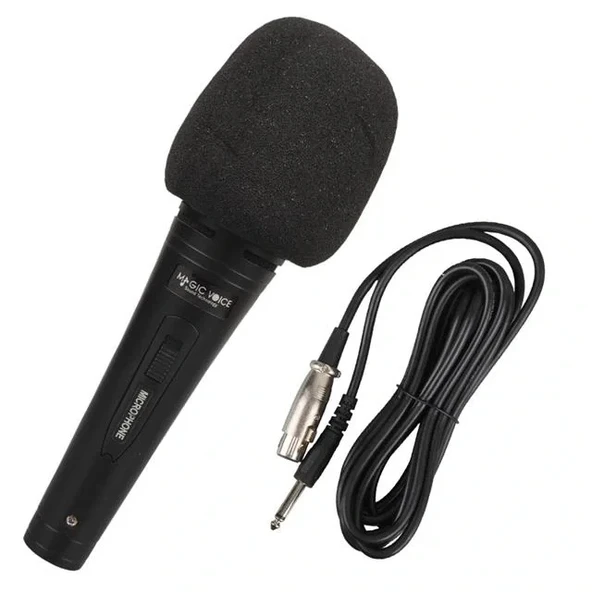 Magicvoice Mv-1310 Dinamik Profesyonel Kablolu El Mikrofonu Xlr Girişli Alüminyum (5 Metre Kablolu) - 3