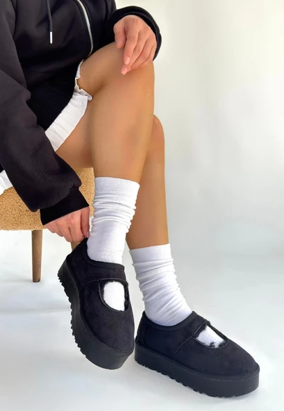 Carren Siyah Süet Bot ürün görseli 1