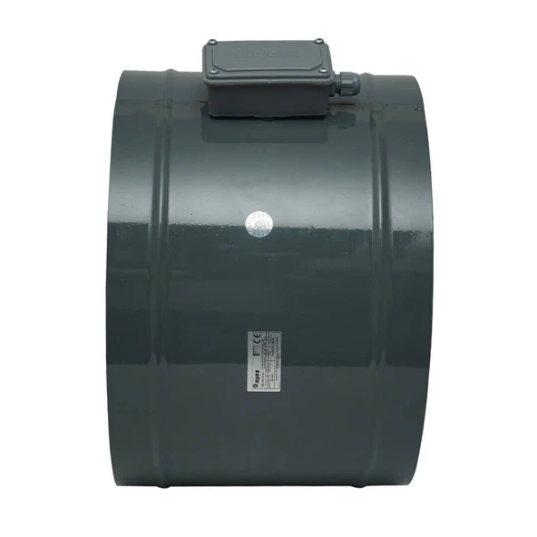 Ayas 35,5 cm çap YBA-355-2K-M 2750 D/D 220/230 volt Monofaze Yuvarlak Kanal Tipi Aksiyel Fan - 5