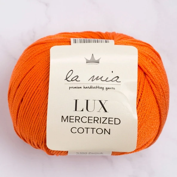 La Mia Lux Mercerized Cotton Turuncu El Örgü İpi - 194 - 33755 ürün görseli 1