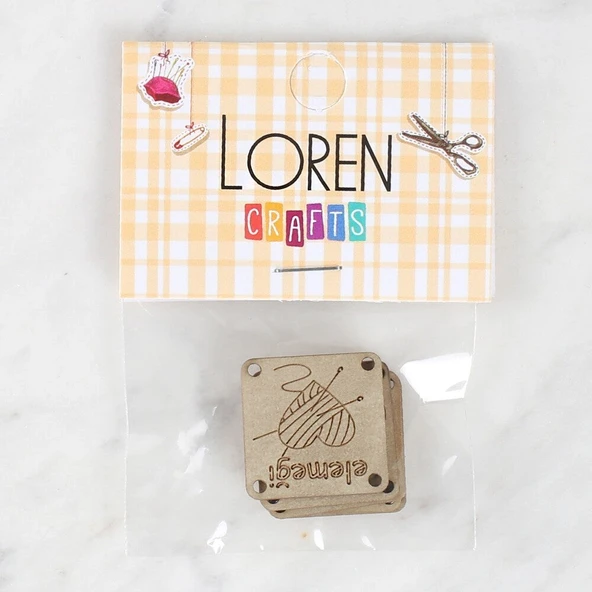 Loren Crafts Elemeği Deri Arma 5 Adet - 1569 - Resim 2