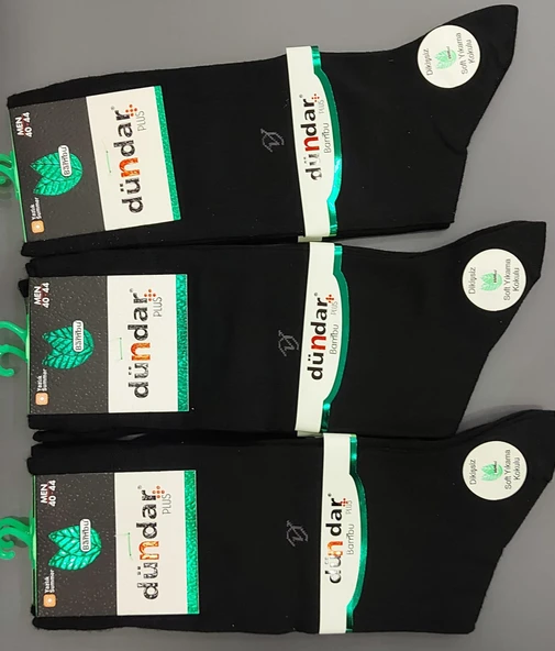 DÜNDAR PLUS 5534 ERKEK DİKİŞSİZ BAMBU LİKRALI ÇORAP 6 ADET ürün görseli
