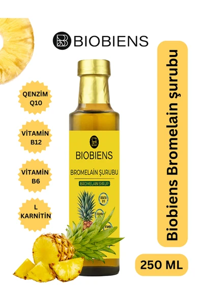 BİOBİENS BROMELAİN ŞURUBU 250 ML ürün görseli