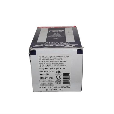 Opaş 4x100A 0-1 Aç-Kapa Kilitli Pako Şalter - YKL401100 - Resim 4
