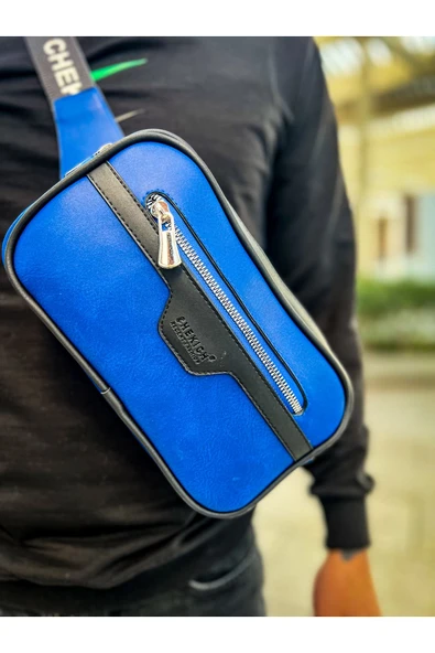 CH101 - Poani Tablet Erkek Çanta SIYAH/MAVI - 3
