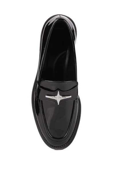 Stato - Siyah Rugan Bağcıksız Kadın Loafer - Resim 6