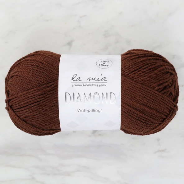 La Mia Diamond Koyu Kahverengi El Örgü İpi - L158 - 33732 ürün görseli 1