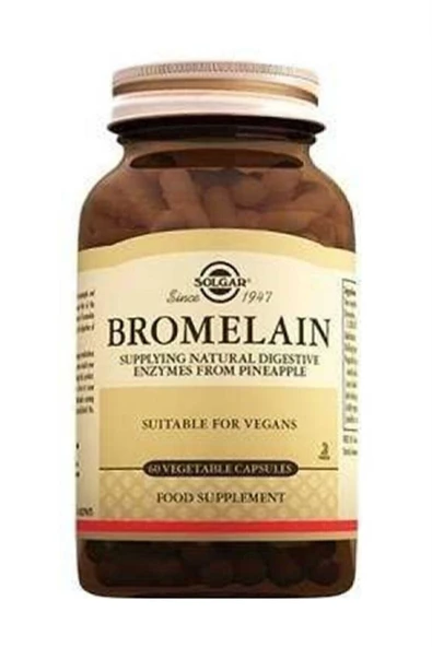 SOLGAR Bromelain 150 Mg 60 Kapsül