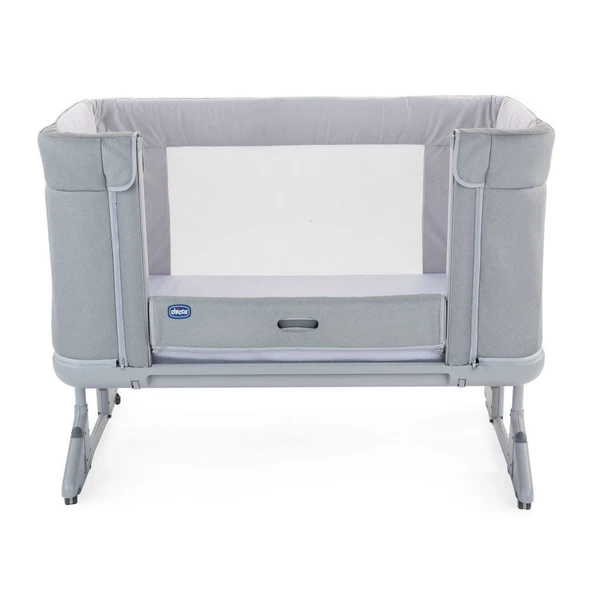 Chicco Next2Me Forever Anne Yanı Beşik Ash Grey Cross Collection - 2