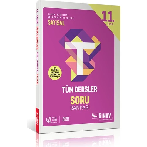 11. Sınıf Tüm Dersler Sayısal Soru Bankası ürün görseli
