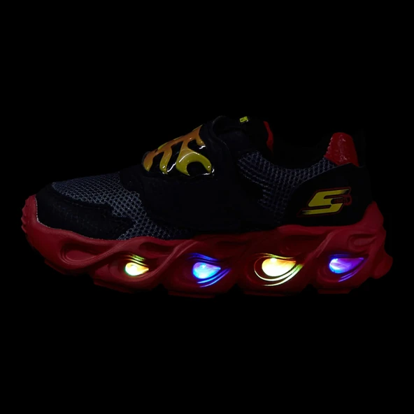 Erkek Çocuk Siyah Işıklı Spor Ayakkabı - Resim 11