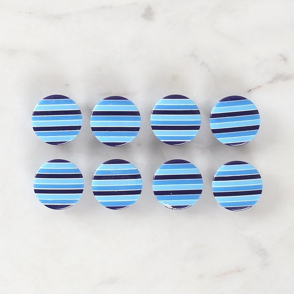 Loren Crafts 8'li Desenli Düğme - 1101 - Resim 2