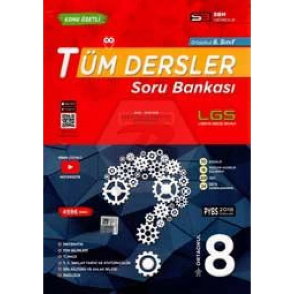 Ortaokul 8. Sınıf Tüm Dersler Soru Bankası ürün görseli