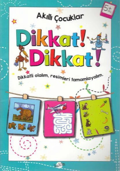 Dikkat Dikkat 5 Yaş - Akıllı Çocuklar ürün görseli