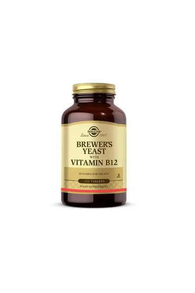 SOLGAR Brewer's Yeast With Vitamin B12 250 Tablet