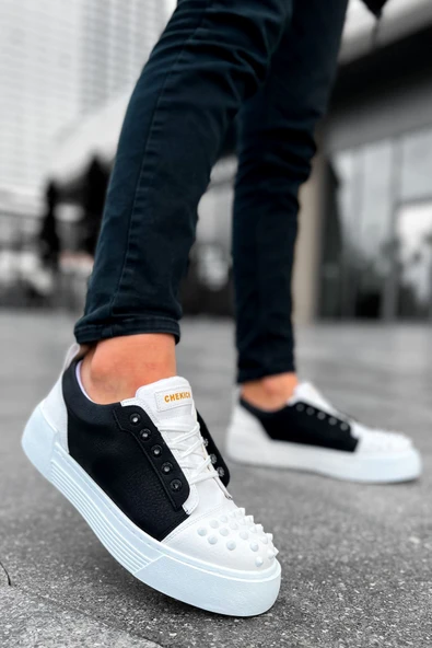 CH169 - CBT Thorn Erkek Ayakkabı BEYAZ/SIYAH