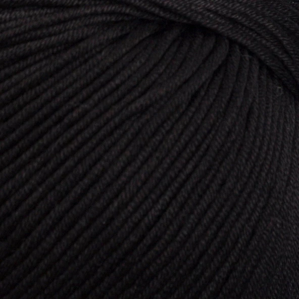 La Mia XL Mercerized Siyah El Örgü İpi - 1 - 33758 - Resim 2