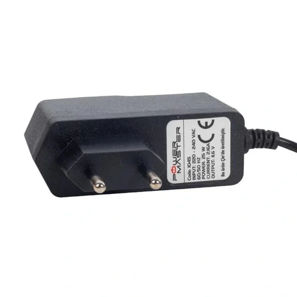 Powermaster Pm-1045 11.6 Volt - 2.16 Amper 5.5*2.5 Mm Uçlu Plastik Kasa Adaptör (verifone Yazar Kasa Pos Cihazı) - Resim 2