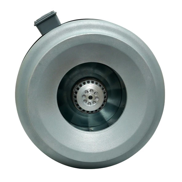 Ayas 10 cm çap YKA-100B-2K-M 2550 D/D 220/230 volt Monofaze Yuvarlak Kanal Tipi Radyal Fan