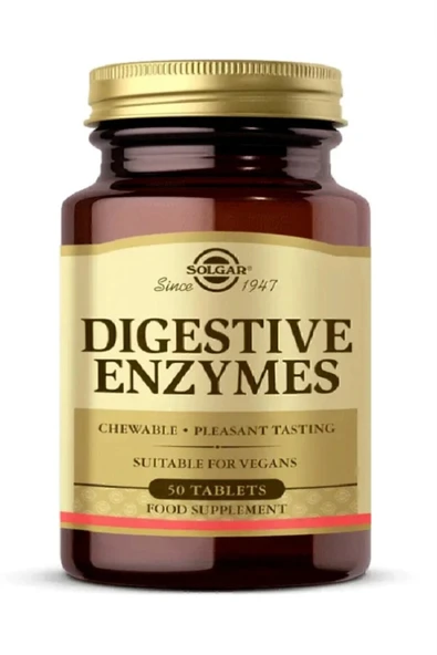 SOLGAR Digestive Enzymes 50 Tablet - 3