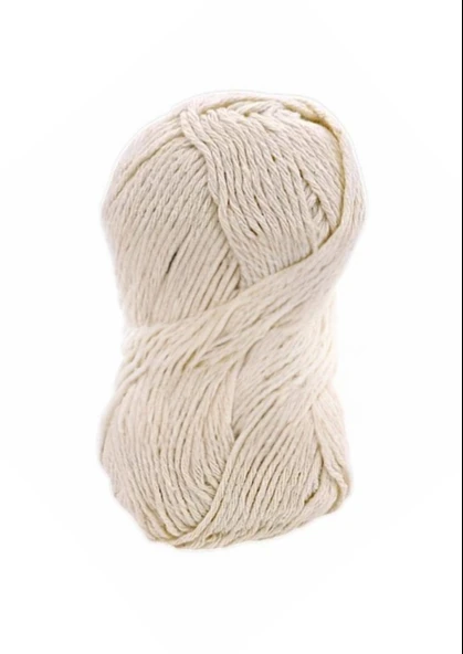 Pamuk İplik %100 Pamuk Krem ürün görseli 1