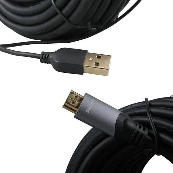 Philips Swl6122b/93 4k 60 Hz 15 Metre Usb Güç Kablolu Hdmı Görüntü Kablosu ürün görseli