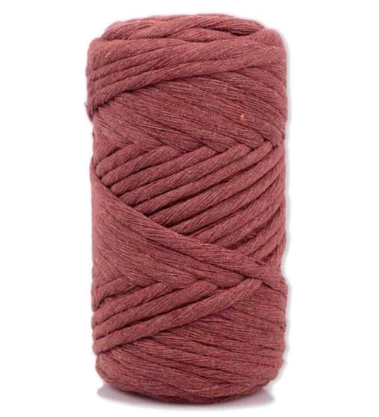 Pamuk Makrome 4 mm İp Kiremit ürün görseli 1