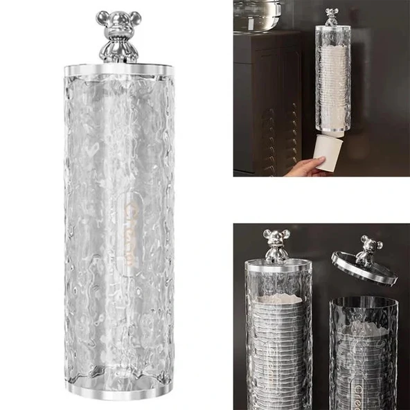 Sunup Sn-27110 Kendinden Yapışkanlı Plastik - Karton Bardak Dispenseri