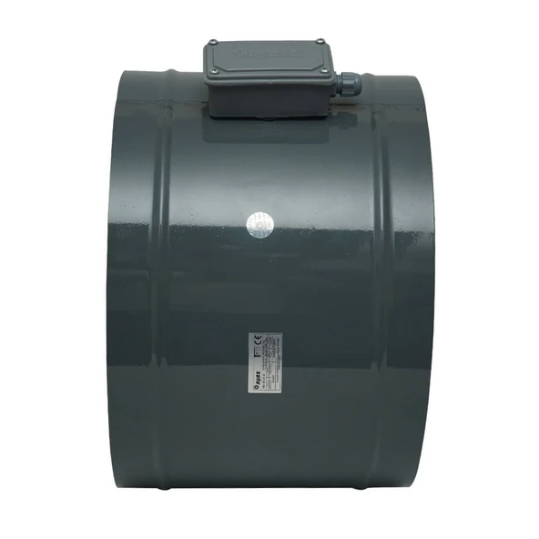 Ayas 20 cm çap YBA-200-2K-M 2750 D/D 220/230 volt Monofaze Yuvarlak Kanal Tipi Aksiyel Fan - 5