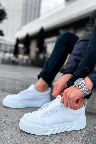 CH169 - CBT Thorn Erkek Ayakkabı BEYAZ - Resim 4