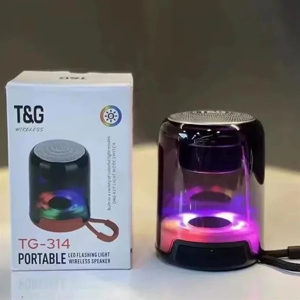 T&g Tg314 Usb/sd/fm/bluetooth Destekli Taşınabilir Rgb Işıklı Wireless Hoparlör - 3