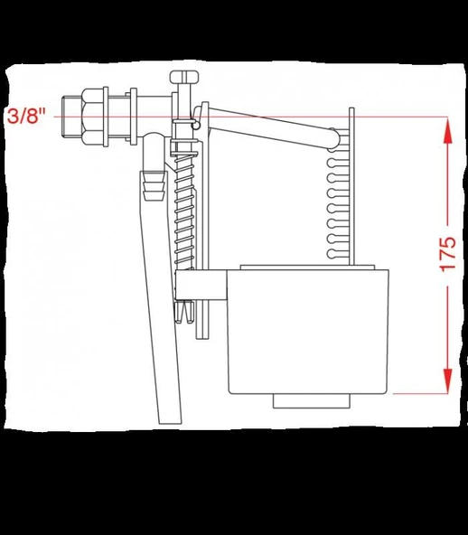 Japar 1/2 Şok Kapatmalı Flatör - 2