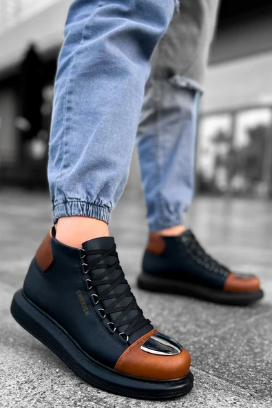 CH267 - GST Roma Mirror Erkek Bot SIYAH/TABA - 2