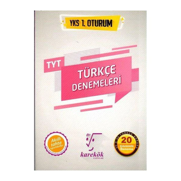 YKS 1. Oturum TYT Türkçe Denemeleri 20 Çözümlü Deneme ürün görseli