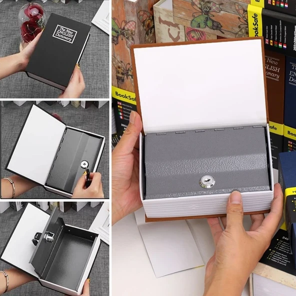 BUFFER® Kitap Görünümlü Gizli Kasa - 2