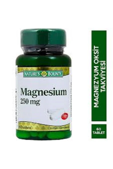 NATURE'S BOUNTY Magnesium 250 Mg 60 Tablet