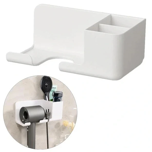 Sunup Sn-27125 Banyo Rafı Sabunluk Diş Fırçası Saç Kurutma Makinesi