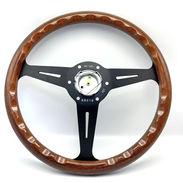 Premium Direksiyon ahşap-siyah Klasik ve sportif estetik görünüm ürün görseli