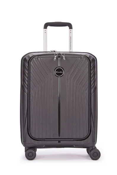 Benetton Trolley Valiz Siyah Kabin Boy 14BNT8010-03-SY ürün görseli