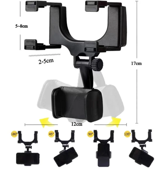 Araba Dikiz Aynasına Takılan Telefon Tutucu (5250) - 2
