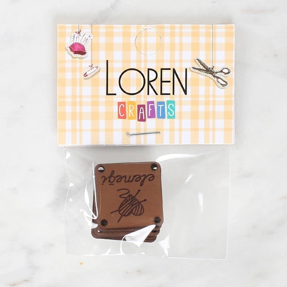 Loren Crafts Elemeği Deri Arma 5 Adet - 1587 - Resim 2