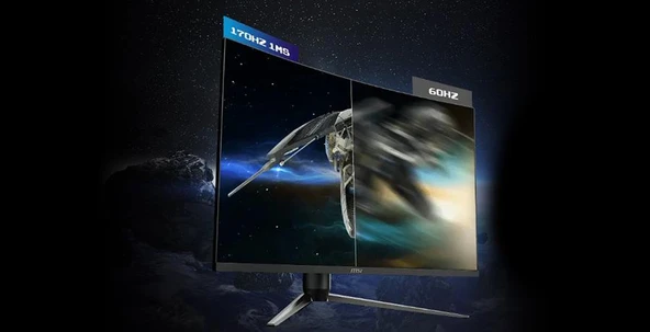 MSI 31.5 G32CQ5P CURVED 1500R VA 2560X1440 (WQHD) 16:9 170HZ 1MS ADAPTIVE SYNC GAMING MONITOR - Resim 4