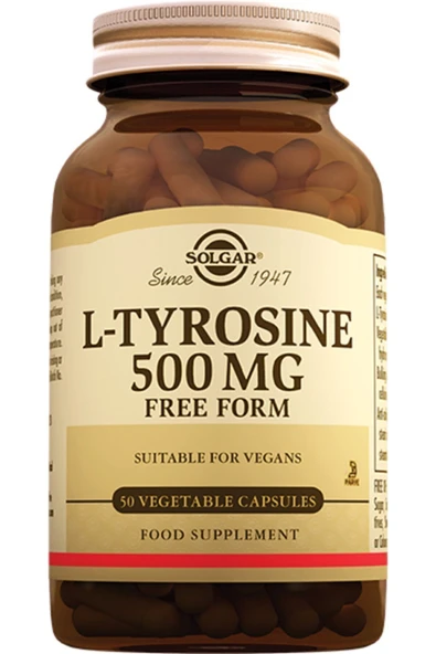 SOLGAR L-tyrosine 500 Mg 50 (trosin)