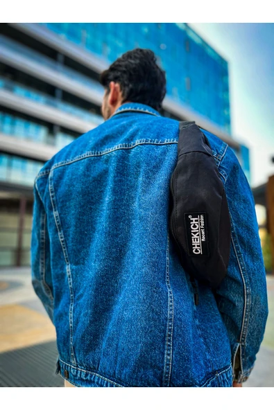 CNT002 - Keten Erkek Çapraz Çantası SIYAH - 2