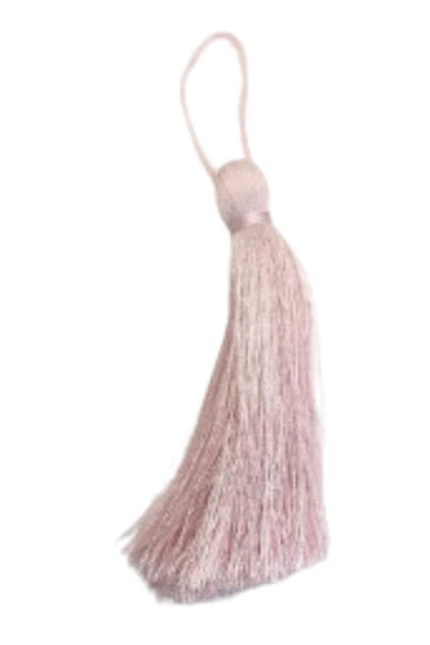 Püskül Tekli 10 cm 1 Adet Toz Pembe ürün görseli 1