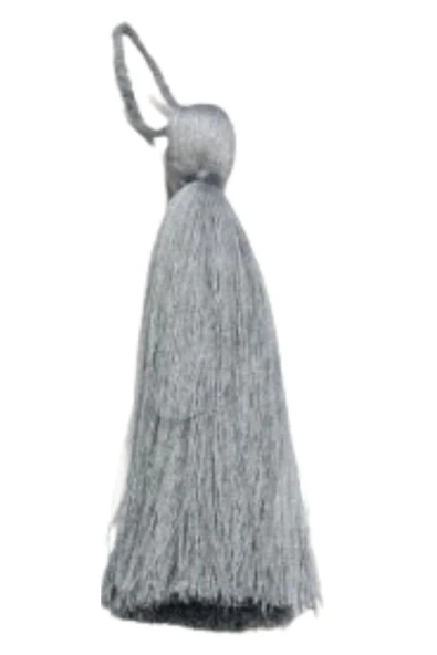 Püskül Tekli 10 cm 1 Adet Gri ürün görseli 1